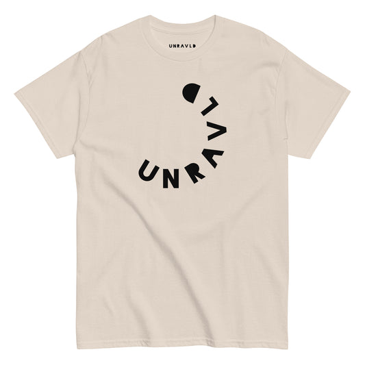 unravld logo black - men's t-shirt
